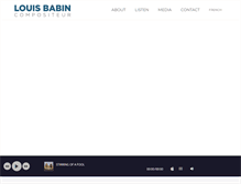 Tablet Screenshot of louisbabin.com